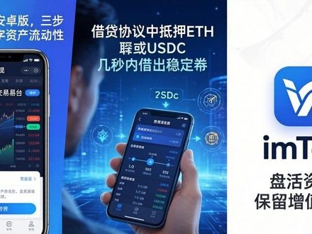 下载imToken安卓版，三步盘活你的数字资产流动性