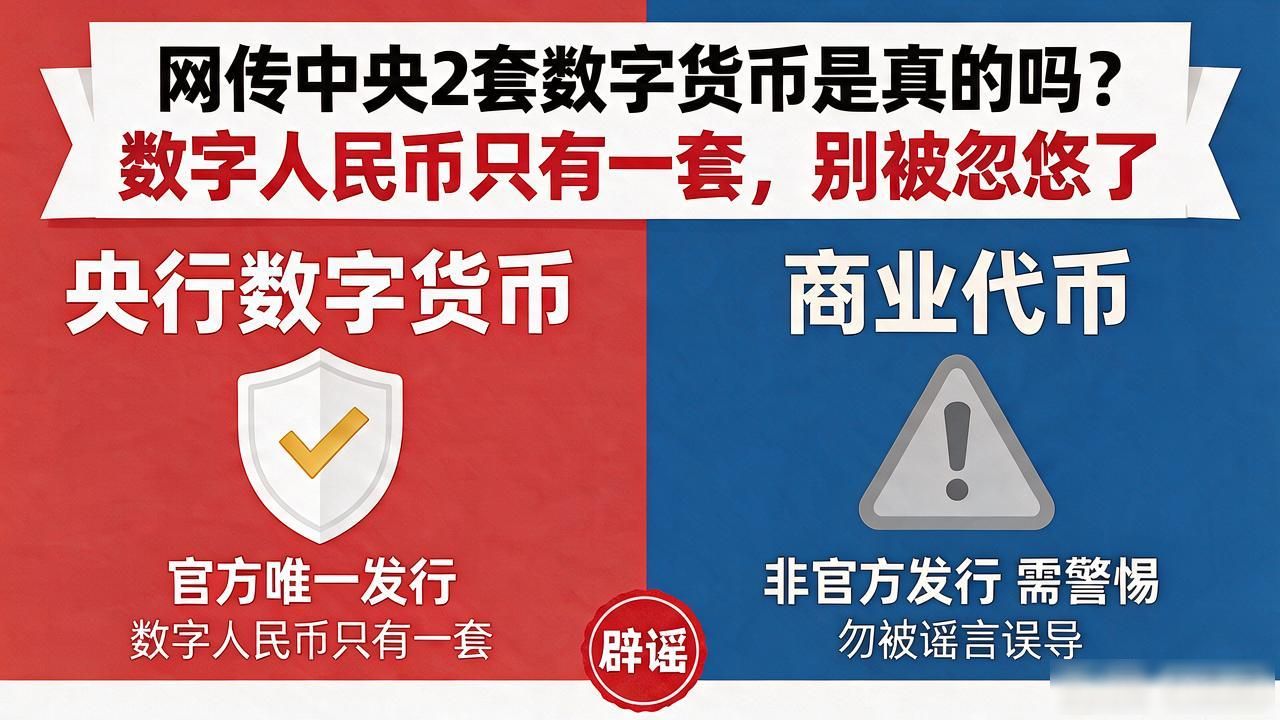 中央2套数字货币_数字人民币只有一套还是两套_数字人民币与商业银行代币区别