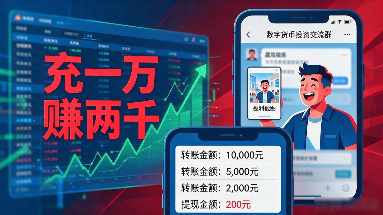 短视频平台引流骗局_数字货币诈骗心理操控_数字货币诈骗流程视频