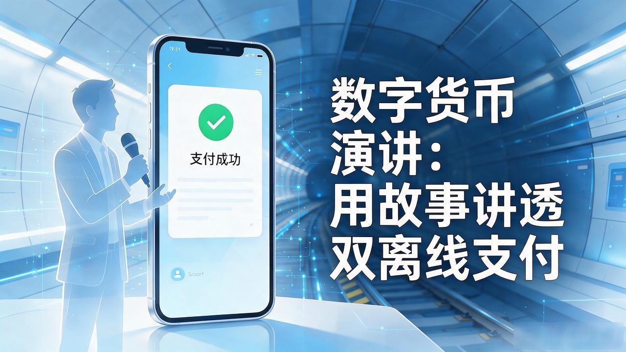 数字货币演讲如何抓住听众注意力_演讲数字货币_央行数字货币双离线支付场景化讲解