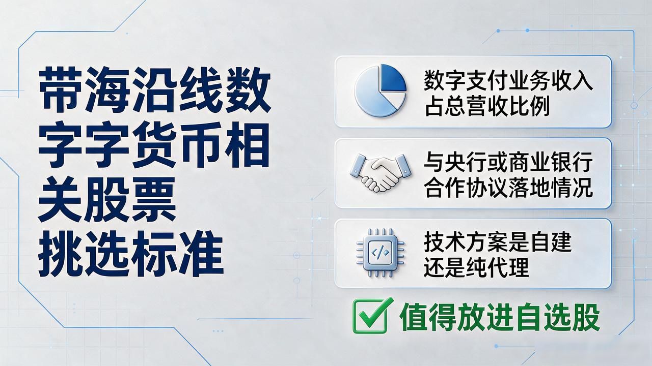 东南亚中东非洲CBDC试点投资标的_数字货币中带海的股票_带海沿线数字支付上市公司