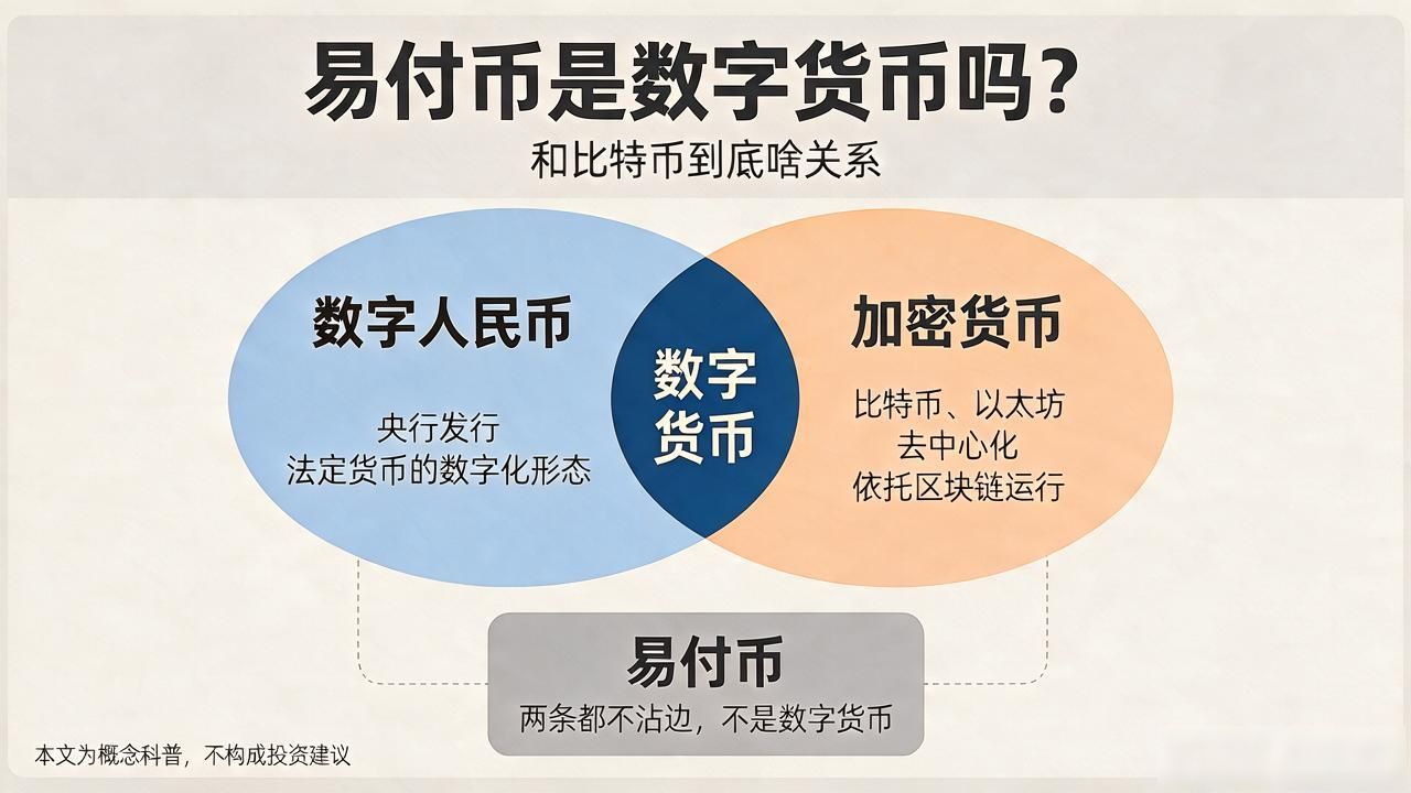 易付币是数字货币吗_易付币是数字货币吗_易付币与比特币的区别