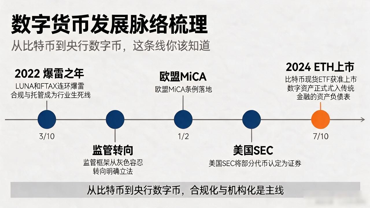 比特币白皮书到现货ETF发展脉络_数字货币脉络分析_数字货币十年演化路径与未来格局