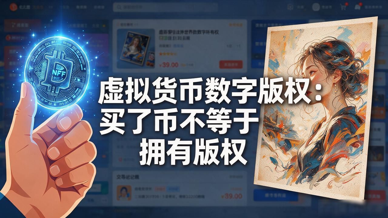 虚拟货币与数字版权的区别_NFT持有者是否拥有数字版权_虚拟货币数字版权